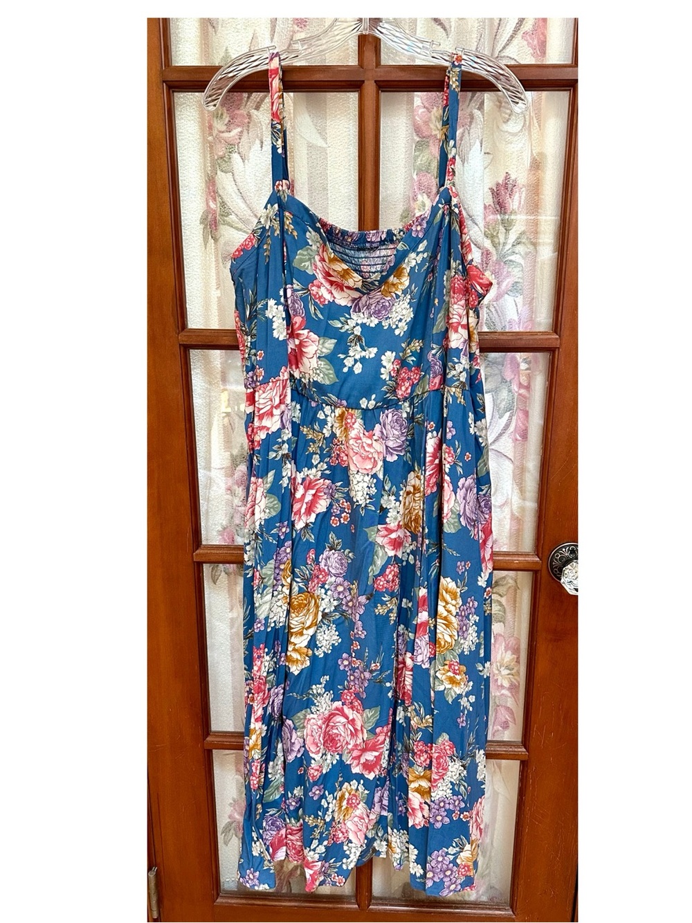 Blue Floral Dress